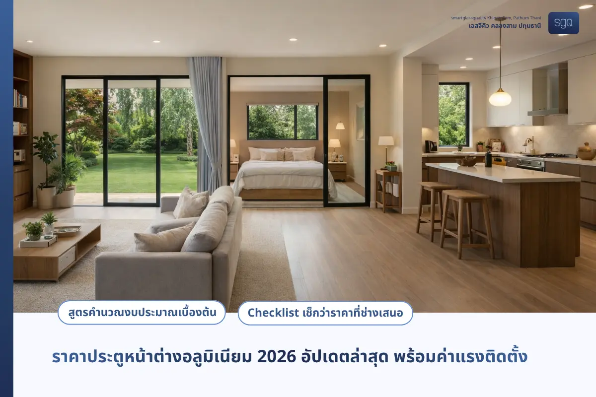 2026 Aluminum Door and Window Prices for All Panel Types, Including Installation Labor | SGQ Khlong Sam